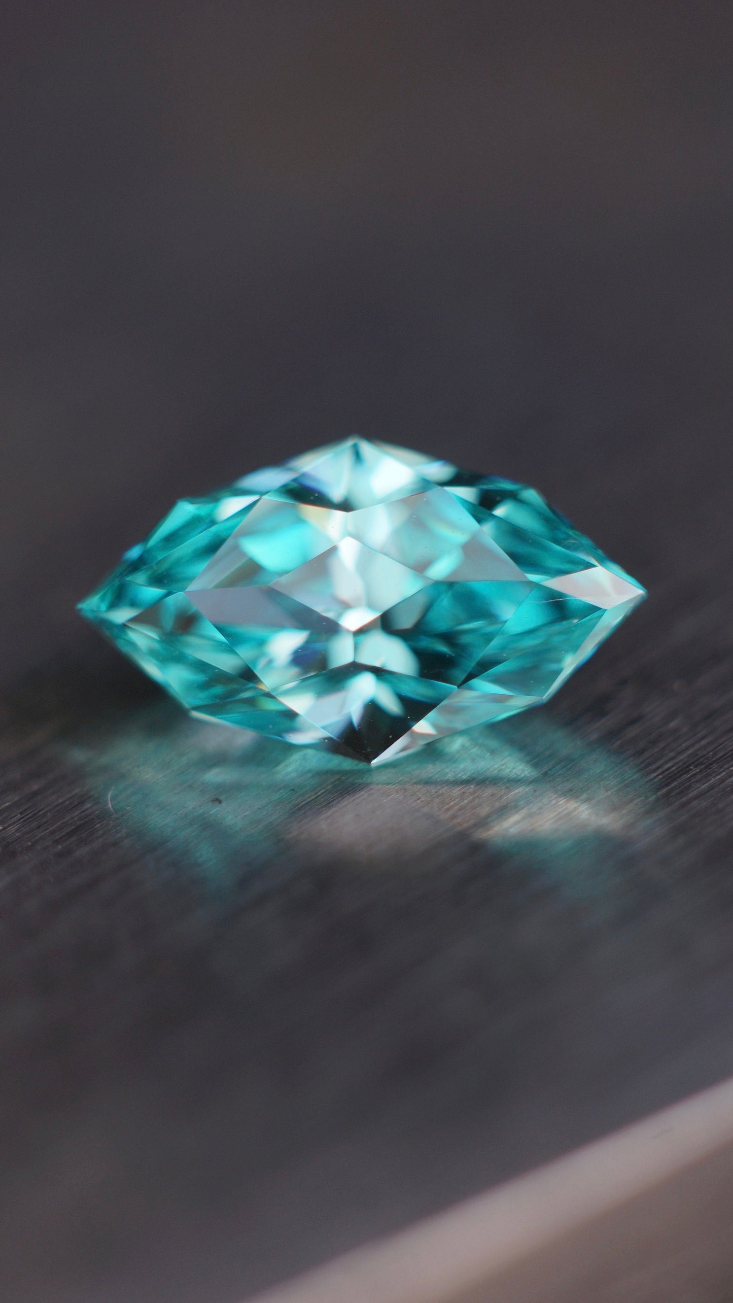 MADE TO ORDER Paraiba YAG marquise shaped stone
