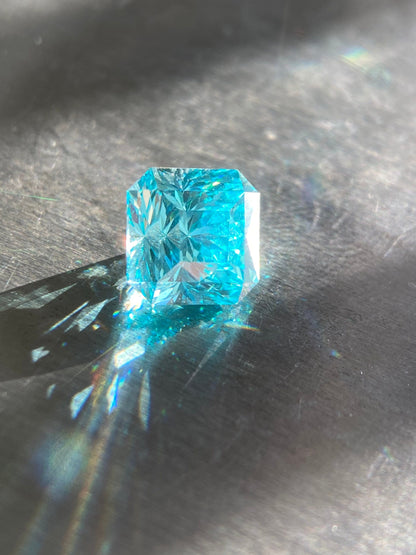 MADE TO ORDER Paraiba Yb:YAG, 'Sparkly Dome' design