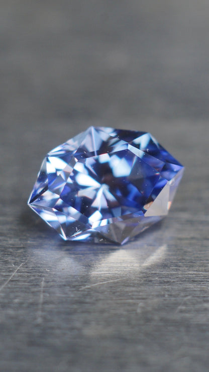 MADE TO ORDER cornflower blue Czochralski sapphire