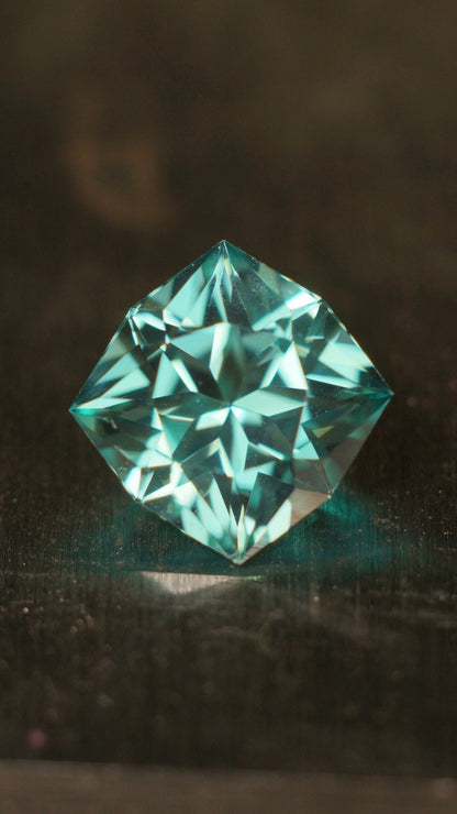 2.06 ct Paraiba flame fusion sapphire