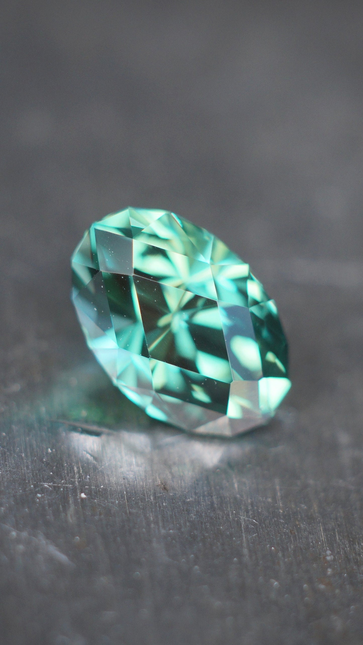 MADE TO ORDER forest green flame fusion sapphire