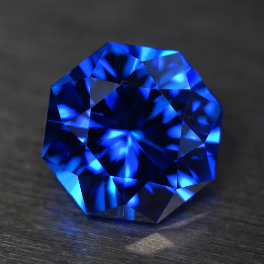 2.87 ct cobalt blue lab spinel