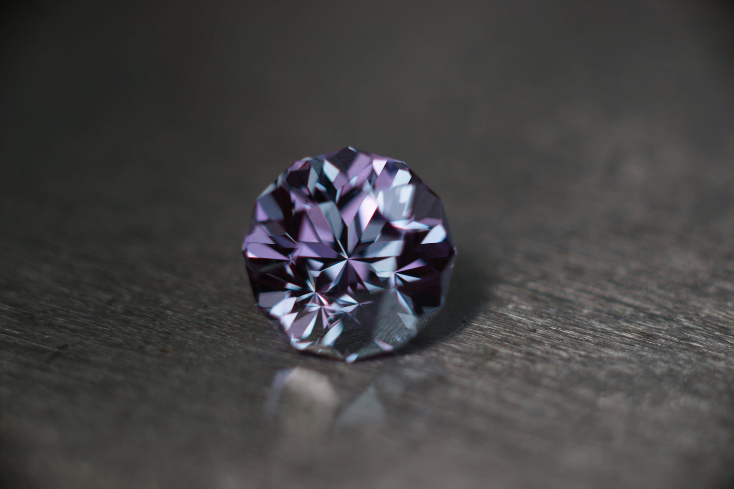 MADE TO ORDER purple to steely blue lab sapphire.